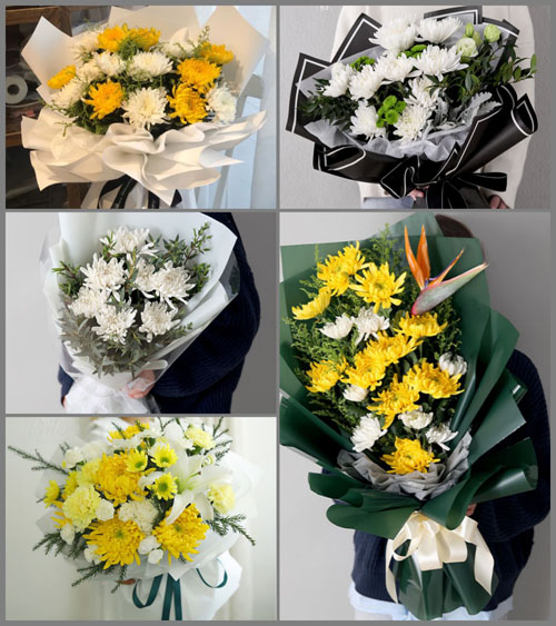 河南南阳邓州市高集乡王庄村白事花束代送